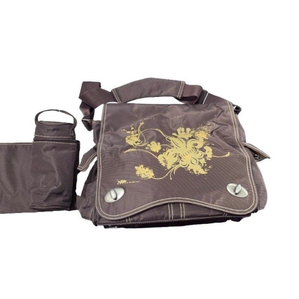 Kalencom Silver Spoon Collection Messenger Diaper Bag Eco-Friendly